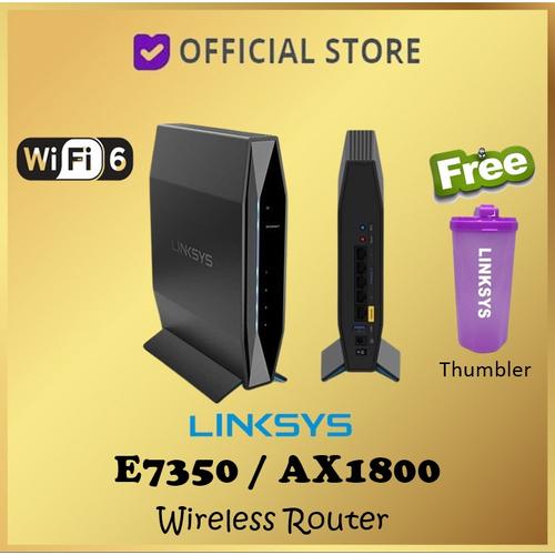 Foto Produk Linksys E7350 Dual-Band AX1800 WIFI 6 Wireless Router E 7350 AX 1800 dari DUNIA COMPUTER & SERVICE