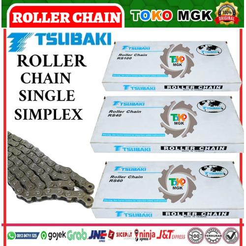 Jual TSUBAKI ROLLER CHAIN RS 801 SINGLE ORIGINAL MADE IN JAPAN