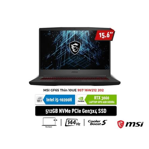 MSI GF65 Thin 10UE 202ID i5-10200H/ RTX 3060 Max-Q6GB/ 16GB DDR4/ 512G di  Raharja Notebook Tokopedia