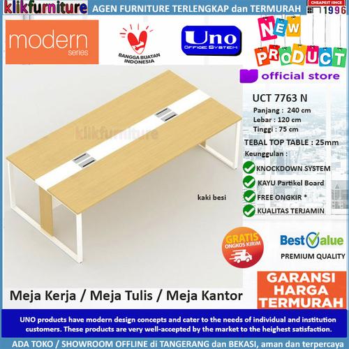 Foto Produk UCT 7763N UNO Meja Kerja Meja Kantor Meja Tulis Kaki Besi dari klikfurniture