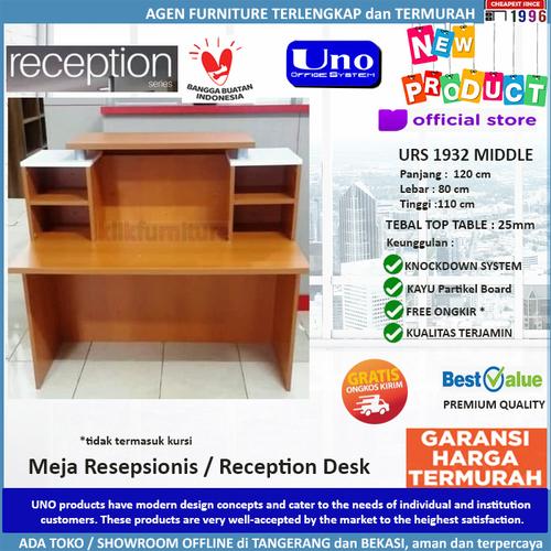 Foto Produk URS 1932 M UNO Meja Resepsionis Meja Kasir Reception Modul Tengah dari klikfurniture
