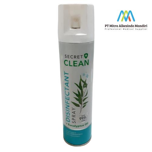Foto Produk Secret Clean Disinfectant Spray & Eucalyptus Oil - 200ml dari Mitra Alkesindo