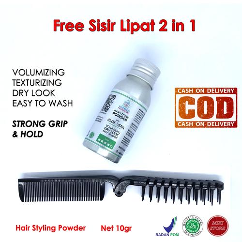 Foto Produk HAIRNERDS PROFESSIONAL HAIR STYLING POWDER VOLUMIZING & DRY LOOK 20gr - 10gr dari Miki Store
