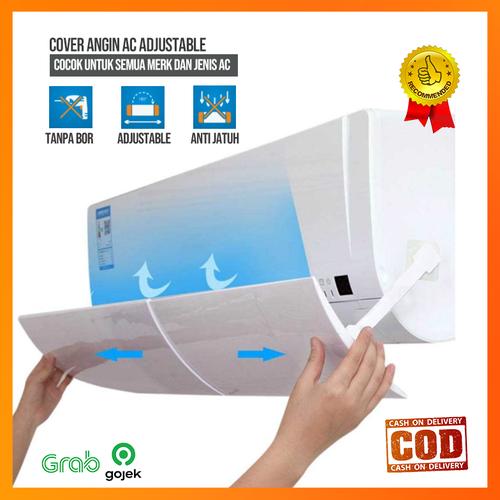 Foto Produk Cover Angin AC Adjustable Air Conditioner Windshield - TIPE A (POLOS) dari dktoko