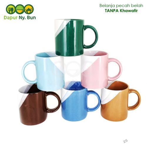Foto Produk Mug Gagang Two Tone 2 Warna Ukuran 300ml - SKU 2 dari Dapur Ny.Bun