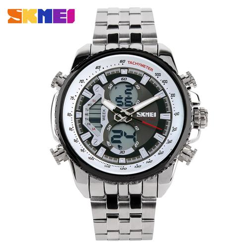 Foto Produk Jam Tangan Pria DIgital Analog SKMEI 0993 Black Water Resistant 30M dari SKMEI OFFICIAL STORE