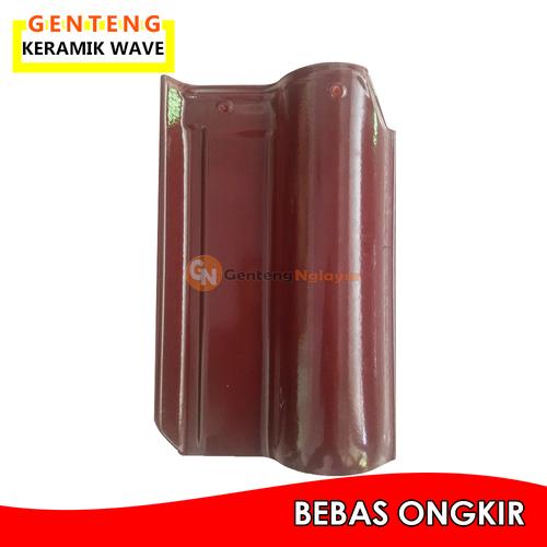 Gambar Genteng Keramik Wave dari Toko Genteng Nglayur Kab. Trenggalek Tokopedia