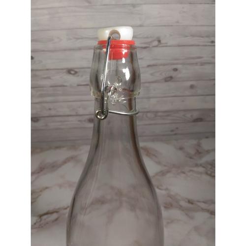 Jual Botol Swing Kaca dengan stoper tutup kawat kedap Karet Putih ...