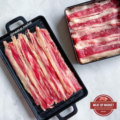 Jual Navel Brisket Beef Slice AUS / Brisket Fat (1kg) Kab. Sidoarjo