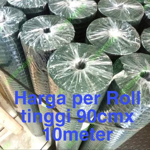 Foto Produk Kawat loket PVC /kawat RAM PVC ayakan kandang / kawat 1/2" x 10 Meter - 1cm dari Solusi Perkakas