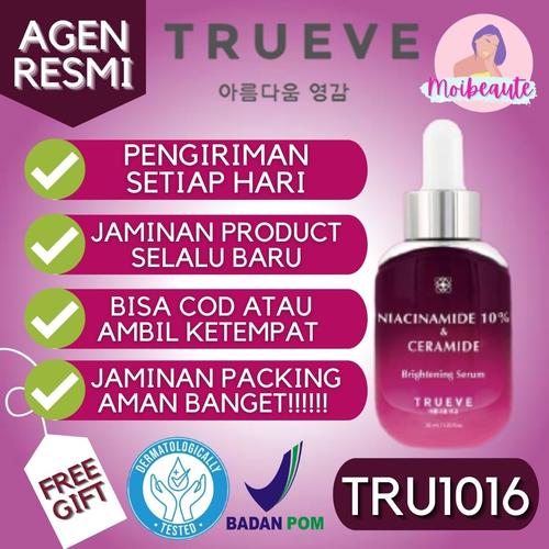 Foto Produk TRUEVE NIACINAMIDE 10% CERAMIDE BRIGHTENING SERUM WAJAH LOKAL BPOM AMA dari moibeaute