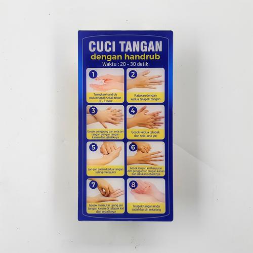 Foto Produk Akrilik Petunjuk Cuci Tangan dengan Handscrub dari Syafana