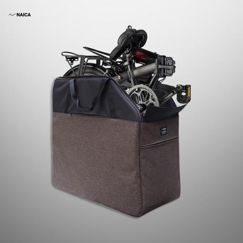 Gambar Tas PEX BOX Sepeda Lipat Bahan Kuat dan handle kuat - Coklat Tua dari naicasupplyco Kab. Bandung Tokopedia