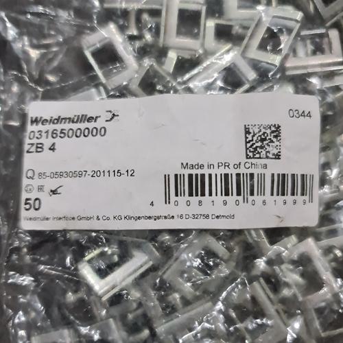 Jual Clamp Terminal Weidmuller Clamping Yoke ZB4 ZB 4 0316500000