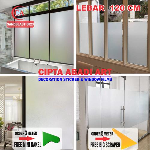 Foto Produk STIKER KACA SANDBLAST/STICKER KACA ES - POLOS LEBAR 120 dari CIPTA ABADI STIKER KACA