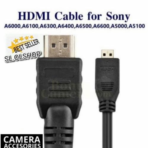 KABEL HDMI KAMERA SONY A5000, A6000, A5100 A6500,HX350,HX400,A7 di  Olshop Tokopedia