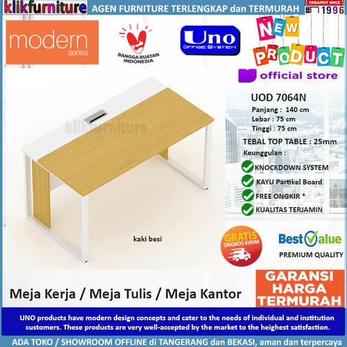 Foto Produk UOD 7064N UNO Meja Kerja Meja Kantor Meja Tulis Kaki Besi dari klikfurniture