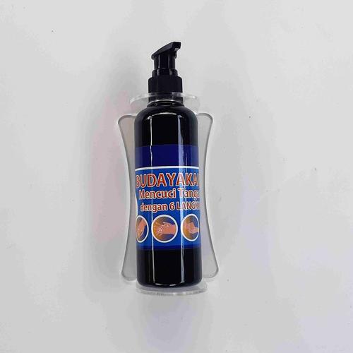 Foto Produk Botol Sabun ukuran 250ml + Bracket Akrilik (tanpa cairan) dari Syafana