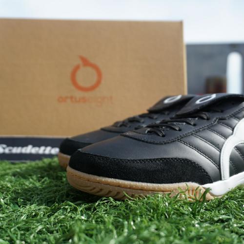 Foto Produk Sepatu Futsal Ortuseight Jogosala Rabona Black White Gum Murah - 43 dari Scudettee