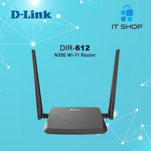 Gambar D-Link DIR-612 N300 Wireless Fast Ethernet Router dari IT-SHOP-ONLINE Kota Surabaya Tokopedia