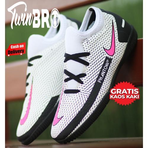 Foto Produk SEPATU FUTSAL NIKE PHANTOM GT PRO BLUE PINK BLAST BLACK - 39, Putih dari xoxobandung