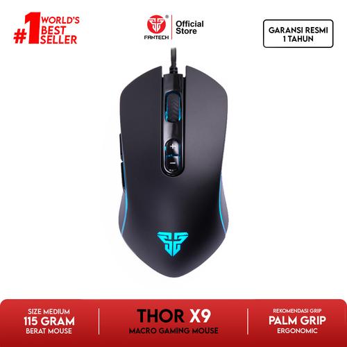 Foto Produk Fantech Gaming Mouse X9 THOR Standart Macro dari Fantech Official Store