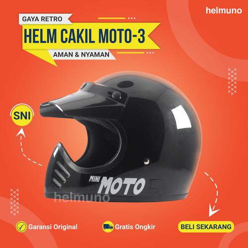 Jual Helm Cakil Custom Retro Helmet 