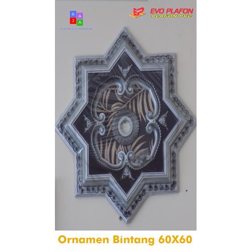 Gambar Ornamen Plafon Bintang Ukuran Kecil 60 X 60 Untuk Dudukan Lampu Rumput dari Raja plafon pvc Kota Bekasi Tokopedia