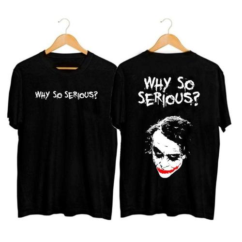 Foto Produk Kaos Pria Distro Joker BFF138 Fashion Pria Baju Pria Pakaian Pria - Hitam, L dari MYPCollection