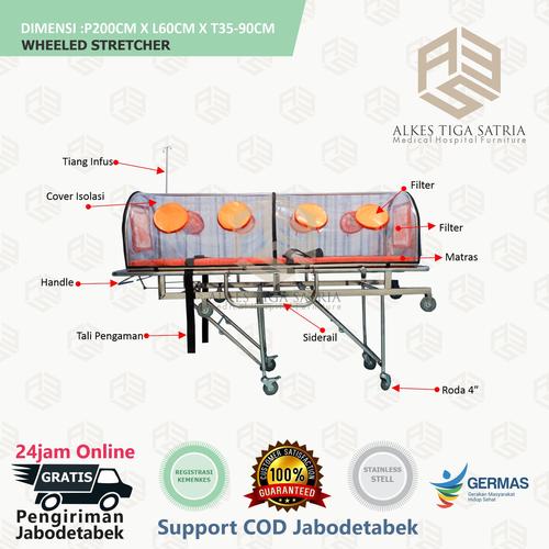 Foto Produk BRANKAR COVID - STRETCHER CORONA/COVID dari alkes 3 satria
