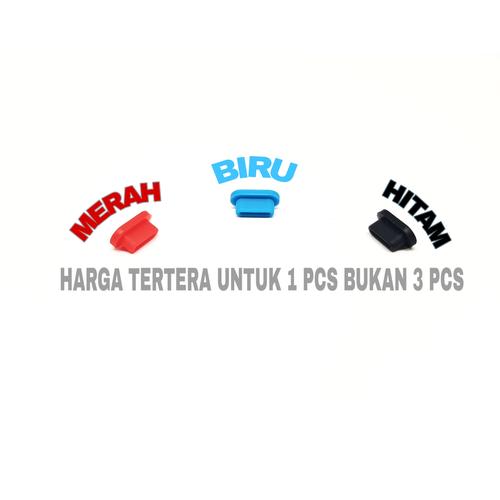 Foto Produk SKU-1033 PENUTUP PORT ANTI DEBU TYPE C / DUST PLUG LAPTOP HP TYPE-C - Biru Muda dari VN STORE ONLINE