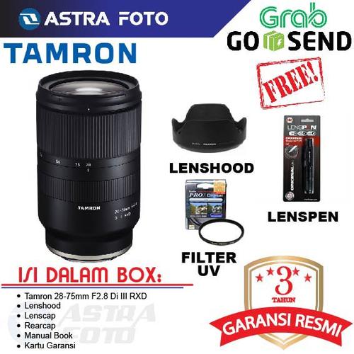 Foto Produk Tamron 28-75mm F2.8 Di III RXD Lens for Sony E-mount dari Astra Foto