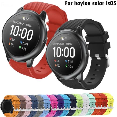 Jual TALI STRAP JAM SMART WATCH XIAOMI HAYLOU SOLAR LS05 SILICONE RUBBER -  Jakarta Pusat - FHstoreidn | Tokopedia