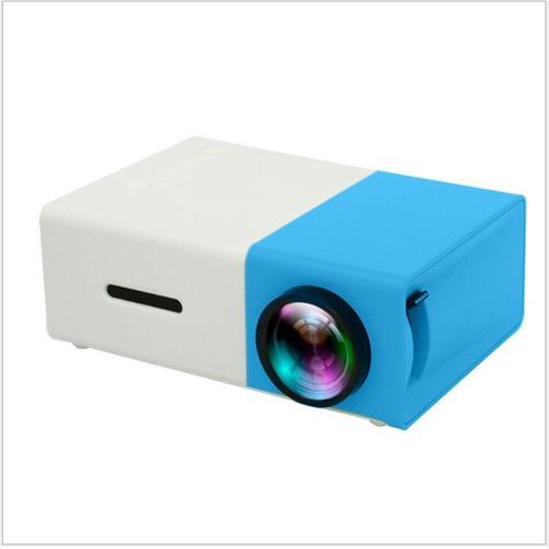 Foto Produk Mini Projector LED atau proyektor YG300 Mini theater kuning bergaransi - Biru dari BintangRayaCom