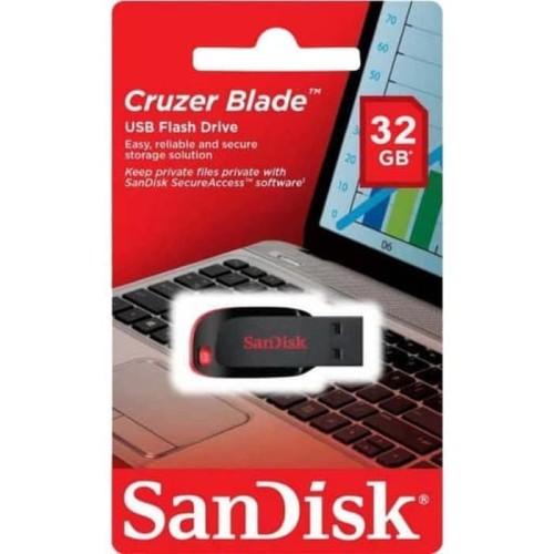 Gambar Flashdisk Sandisk Cruzer Blade CZ50 CZ 50 32gb 32 gb USB 2.0 dari PojokITcom Pusat IT Comp undefined Tokopedia