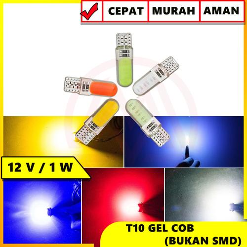 Foto Produk LAMPU LED T10 GEL SILICA 10 TITIK DEPAN BELAKANG UNIVERSAL - Putih dari Modifikasi Market