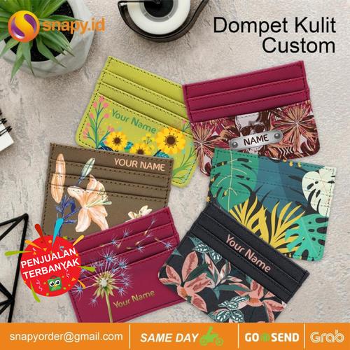 Foto Produk CUSTOM CARD HOLDER DOMPET KARTU - Cokelat dari snapy