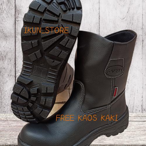 Jual sepatu safety shoes king Gregor proyek ujung besi kerpus 2pcs, 38 Kota Surabaya
