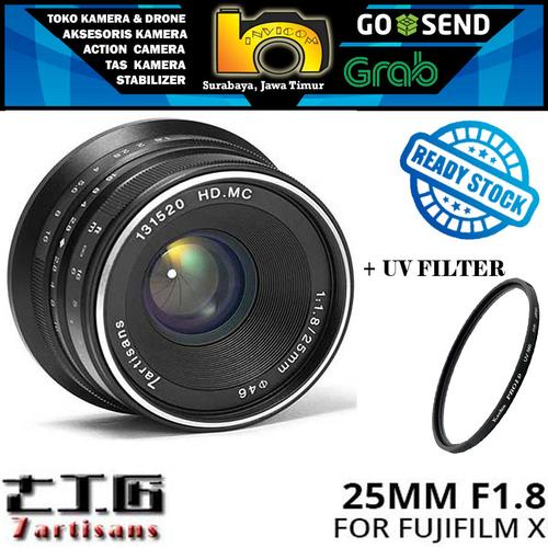 Foto Produk Lensa 7ARTISANS 25MM F1.8 FOR FUJIFILM X Mount Series dari Invicom