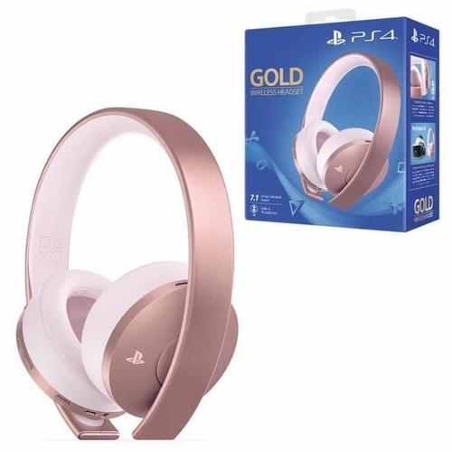 Jual PS4 Wireless Headset Rose Gold 