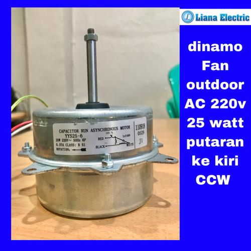 Jual Motor Fan outdoor AC CCW 25W / Dinamo outdoor AC YYS256 Jakarta