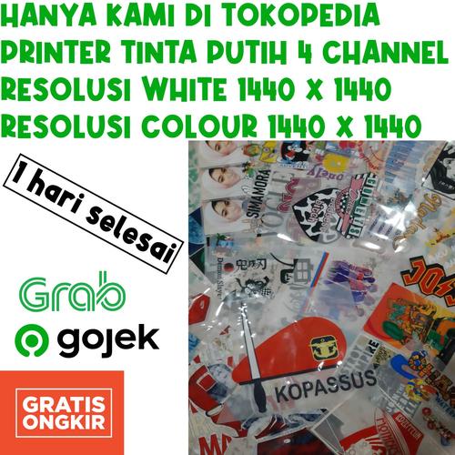 Foto Produk Print DTF Direct Transfer Film High Definition - A3 29x42cm dari Rumah Print and Cut JKT