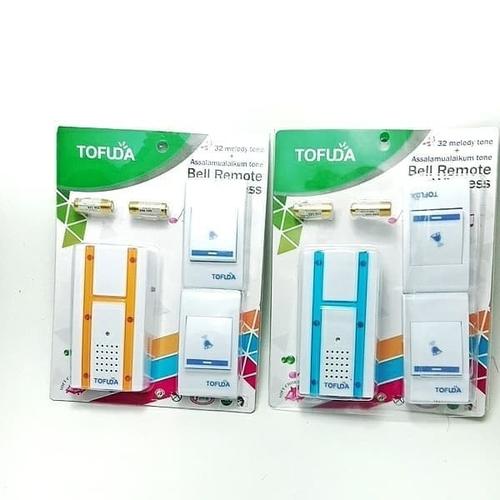 Foto Produk Bel Pintu Wireless 2 Remot/Bel Rumah 2 Tombol/Doorbel Wireless dari ROMANTIS ELEKTRIK
