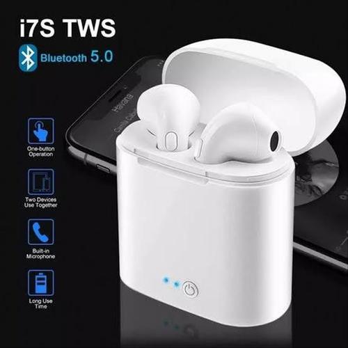 Jual HEADSET BLUETOOTH I7S TWS VERSI 5.0 DOUBLE EARPODS HF I7S TWS V5.0