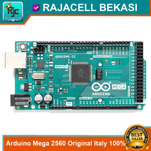Foto Produk Original Italy Mega 2560 R3 100% ORI Arduino Mega2560 Developmen Board dari RAJACELL BEKASI