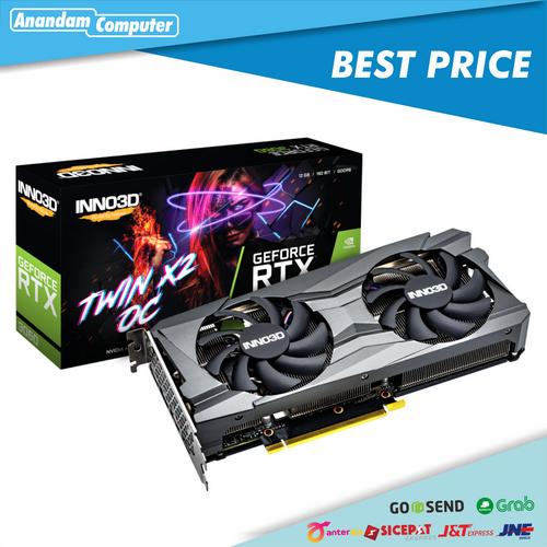 Foto Produk INNO3D GEFORCE RTX 3060 TWIN X2 OC 12GB DDR6 dari Anandam Computer