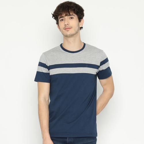 Foto Produk MATSUDA T Shirt Pria Kaos Stripe Ayabe - XXL, NAVY dari Matsuda Apparel