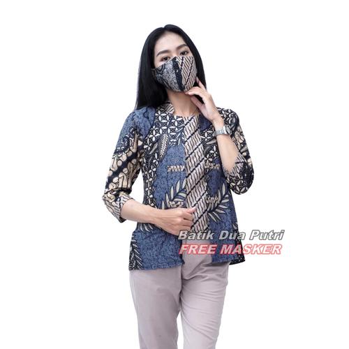 Foto Produk Atasan Batik Wanita Blouse Kekinian By Batik Dua Putri Collection - S dari BATIK DUA PUTRI
