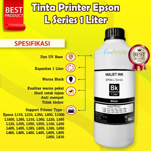 Foto Produk Tinta Epson 1 Liter Pengganti Original 664 673 001 003 774 T188 85N - Black dari FixPrint Indonesia