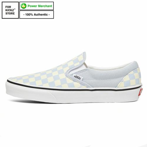 blue plaid platform vans